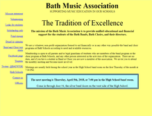 Tablet Screenshot of bathmusicassociation.org